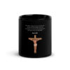 Tasse Mug brillant noir Jean 3:16