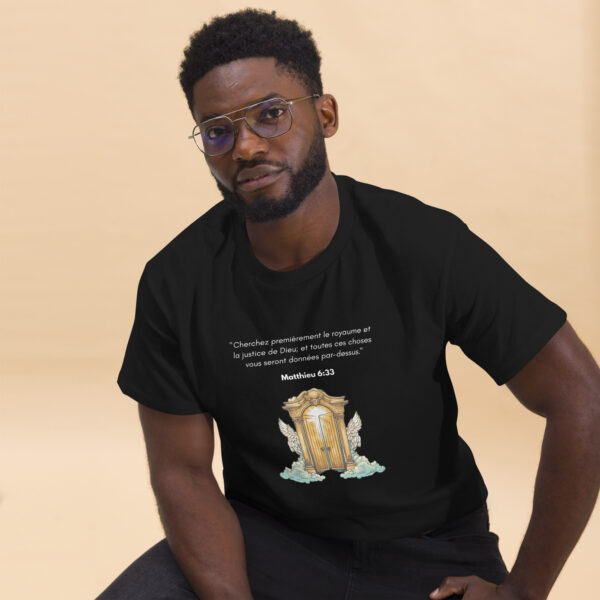 T-shirt classique unisexe Matthieu 6:33