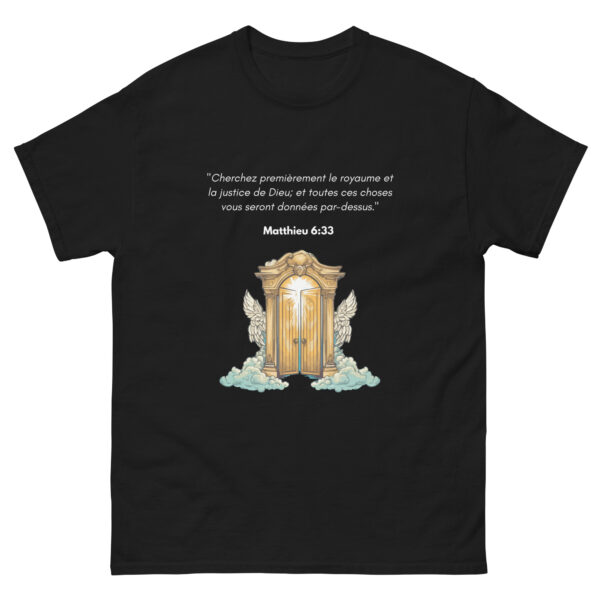 T-shirt classique unisexe Matthieu 6:33