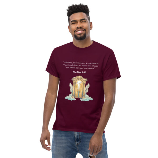 T-shirt classique unisexe Matthieu 6:33