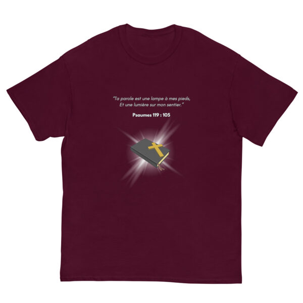 T-shirt classique unisexe Psaumes 119:105
