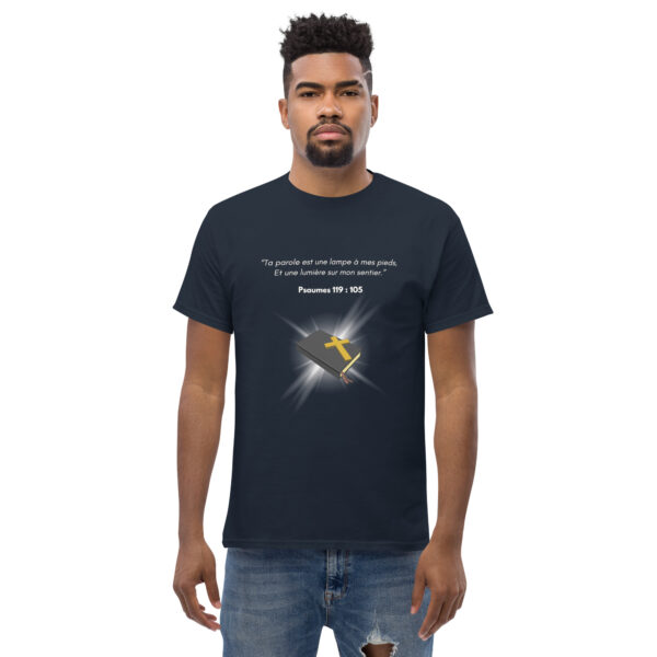 T-shirt classique unisexe Psaumes 119:105