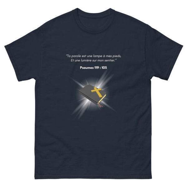 T-shirt classique unisexe Psaumes 119:105