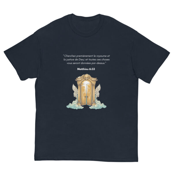 T-shirt classique unisexe Matthieu 6:33