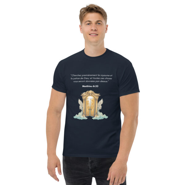 T-shirt classique unisexe Matthieu 6:33