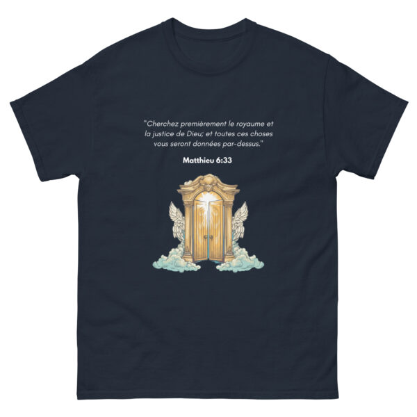 T-shirt classique unisexe Matthieu 6:33