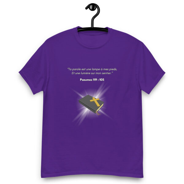 T-shirt classique unisexe Psaumes 119:105
