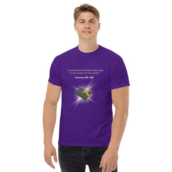 T-shirt classique unisexe Psaumes 119:105