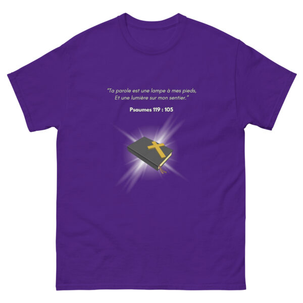 T-shirt classique unisexe Psaumes 119:105
