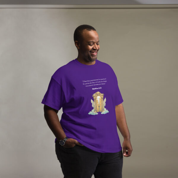 T-shirt classique unisexe Matthieu 6:33